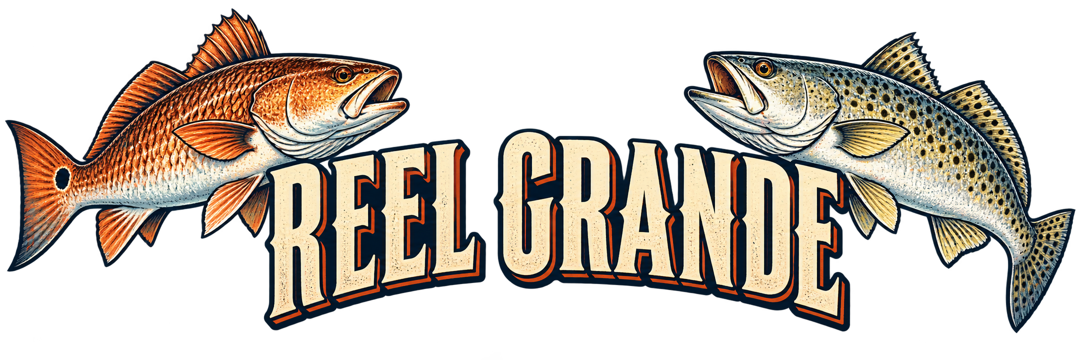 Reel Grande with a redfish and spotted seatrout